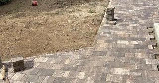 Профессиональная укладка тротуарной плитки на клей в Похвистневе в октябре