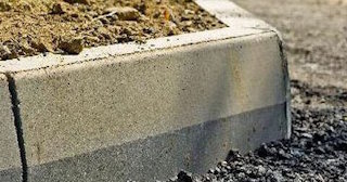 Бордюр для газона в Похвистневе в октябре