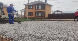 Подсыпка земельного участка в Похвистневе в октябре