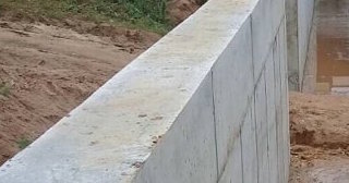 Строительство подпорной стенки из бетона в Похвистневе в октябре